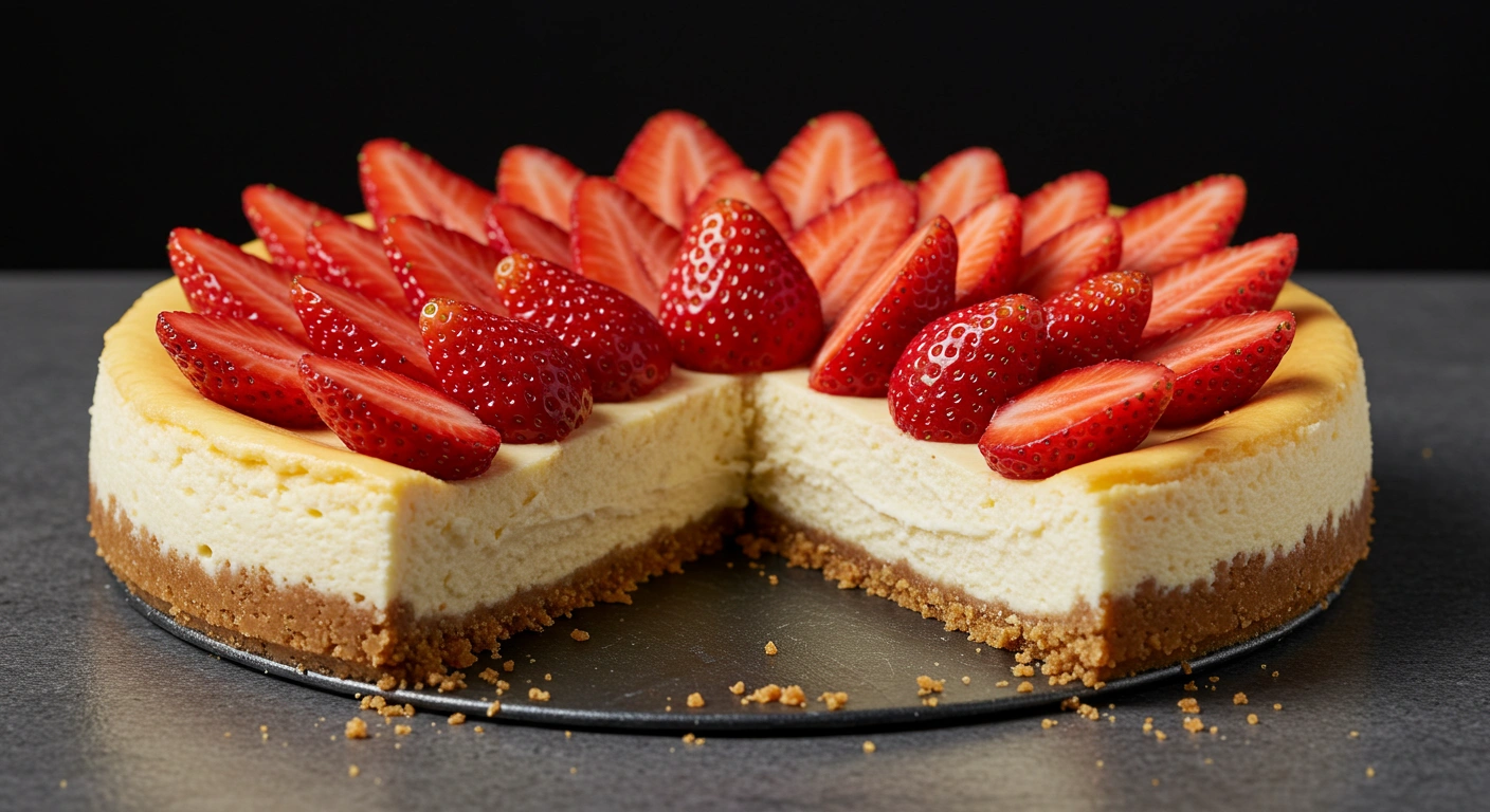 Strawberry Shortcake Cheesecake